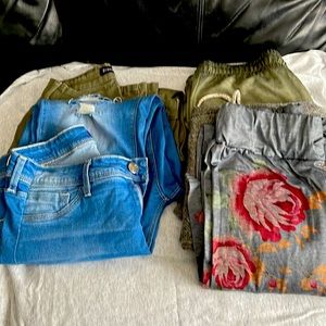 Women, pants, jeans, joggers